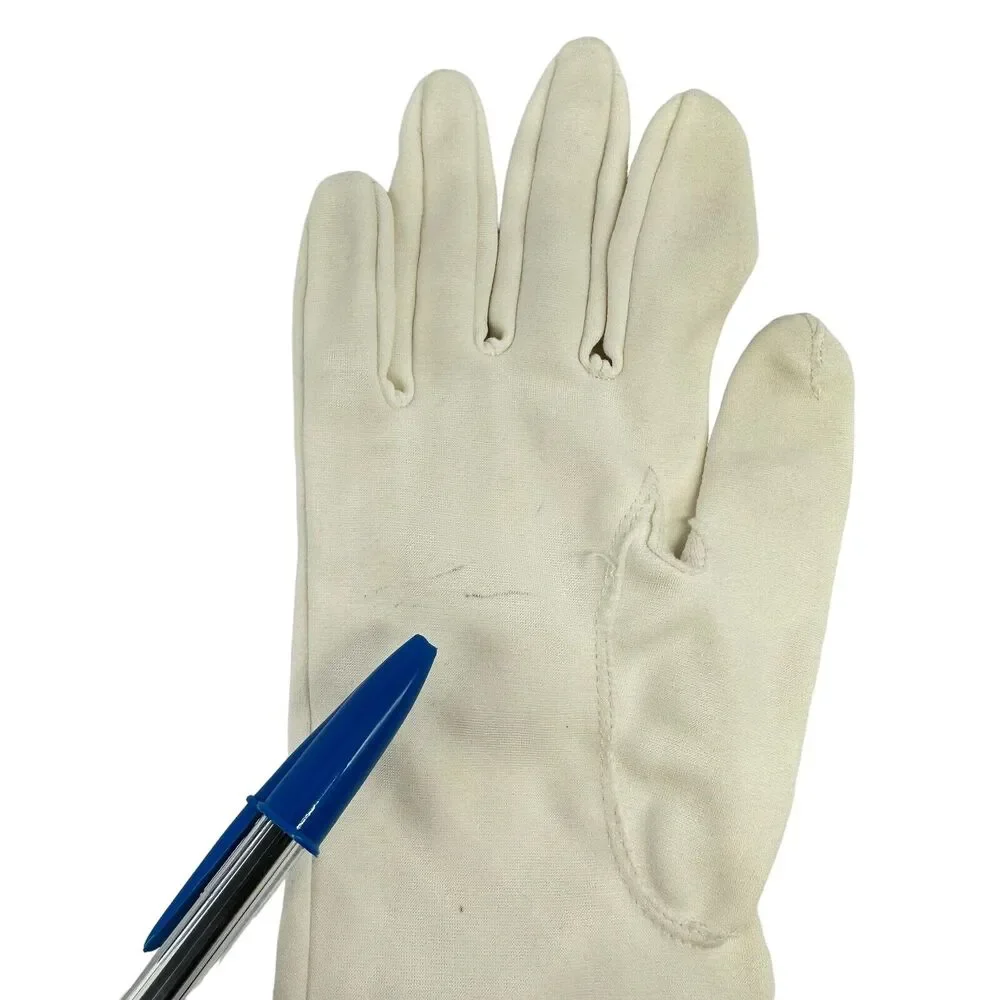 Vintage Ladies 16” Long Sleeve‎ Nylon Gloves Size 7 Crescendoe Caresse